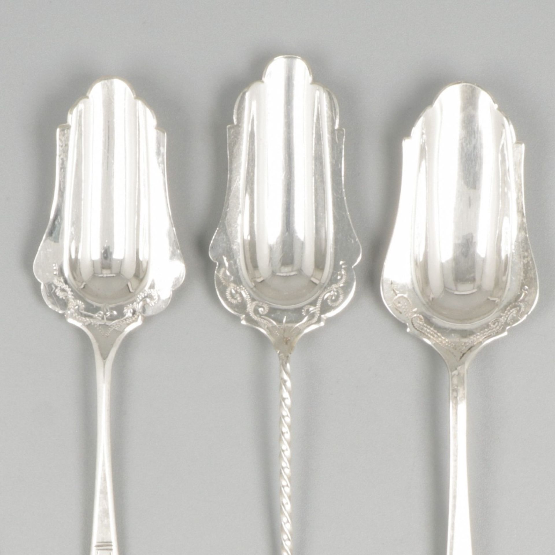 5-piece lot sugar spoons silver. - Image 2 of 8