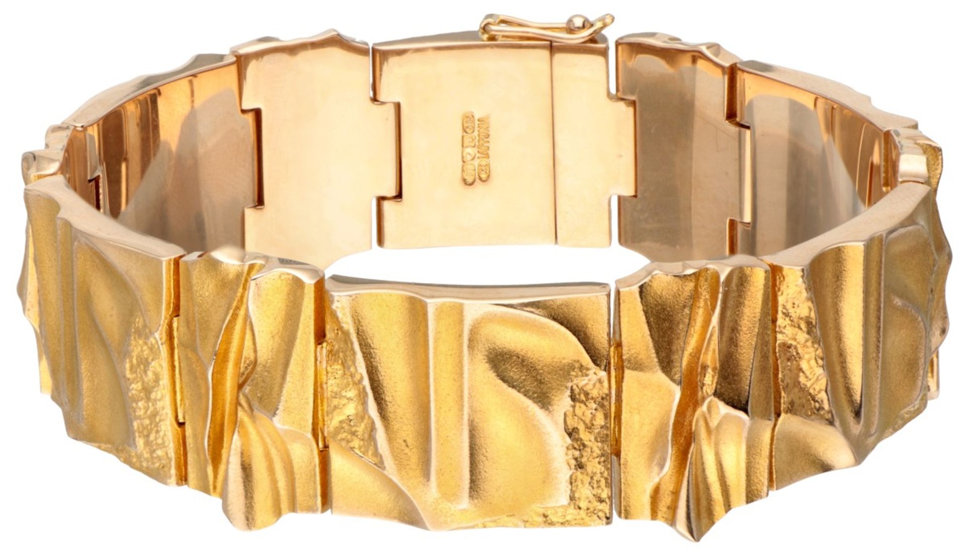 14K. Yellow gold design bracelet by Björn Weckström for Lapponia.