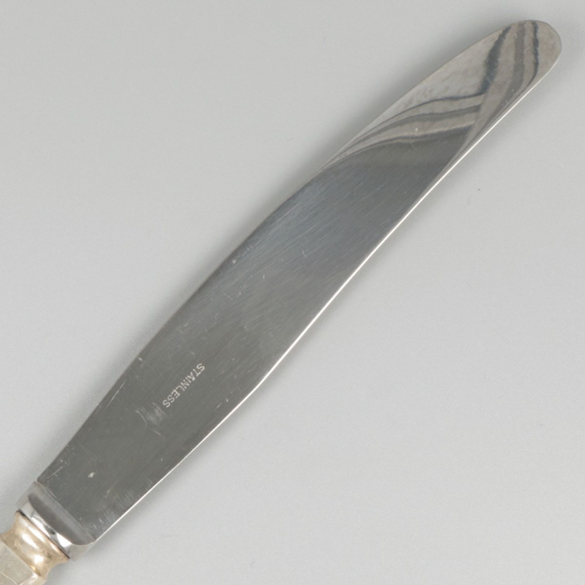 6-piece set dinner knives silver. - Image 5 of 6