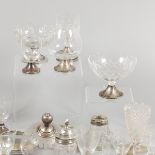 Large lot of glassware / silver.