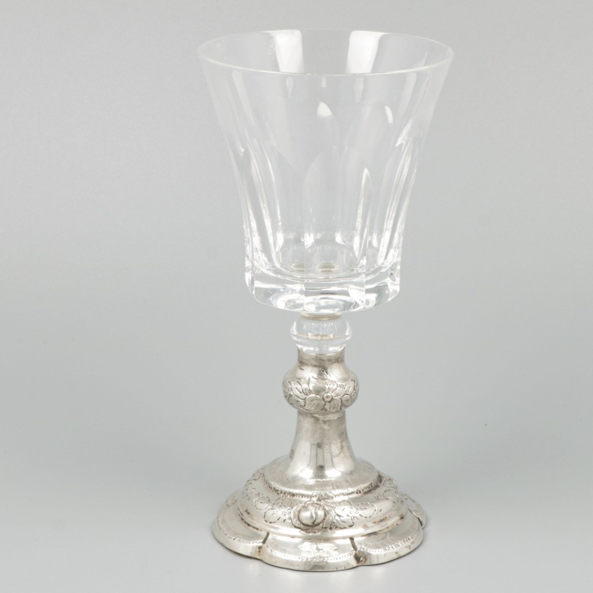 2-piece set of wine glasses silver. - Image 2 of 6