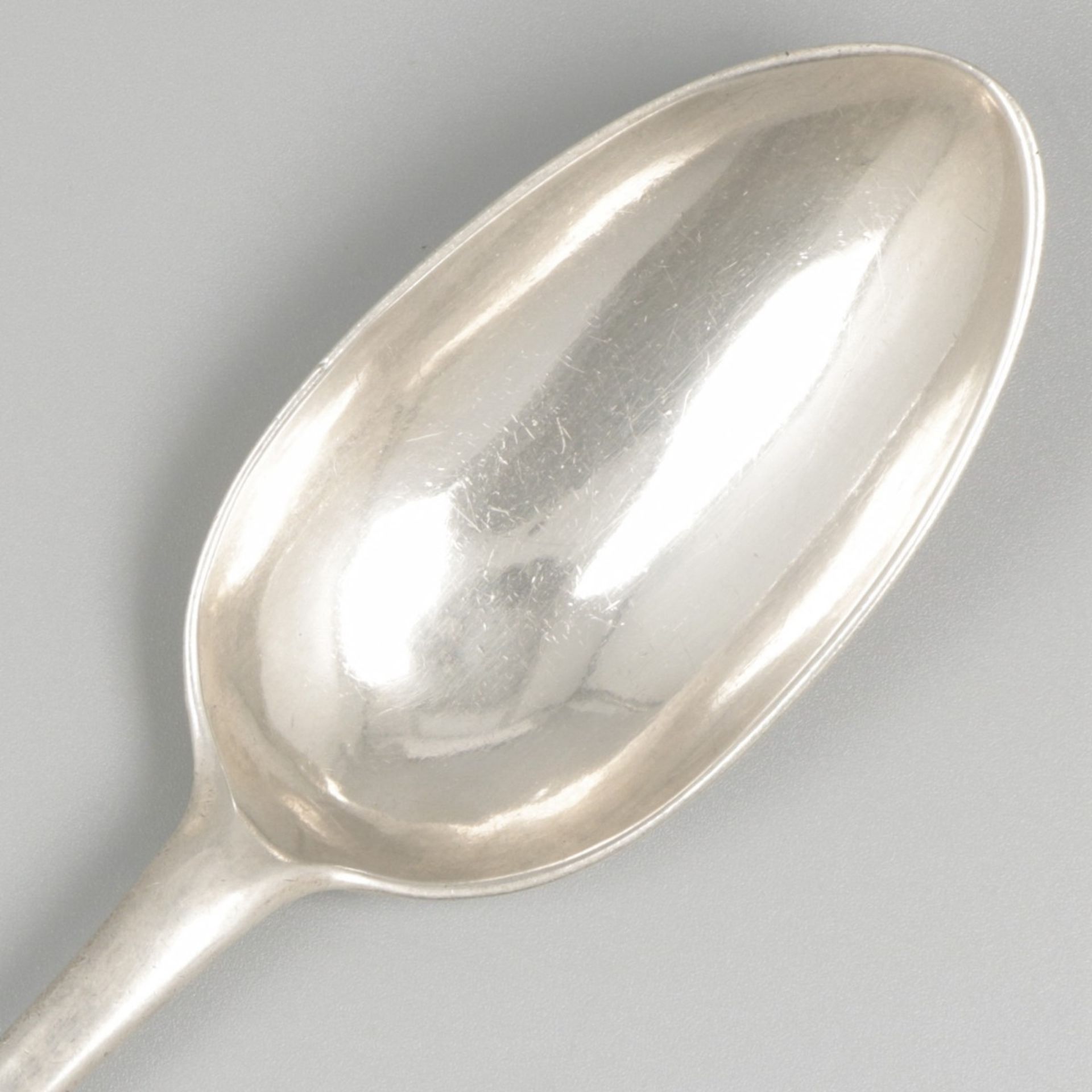 Dinner spoon (Delft, Dirk van de Goorberg 1747-1811) silver. - Image 3 of 5