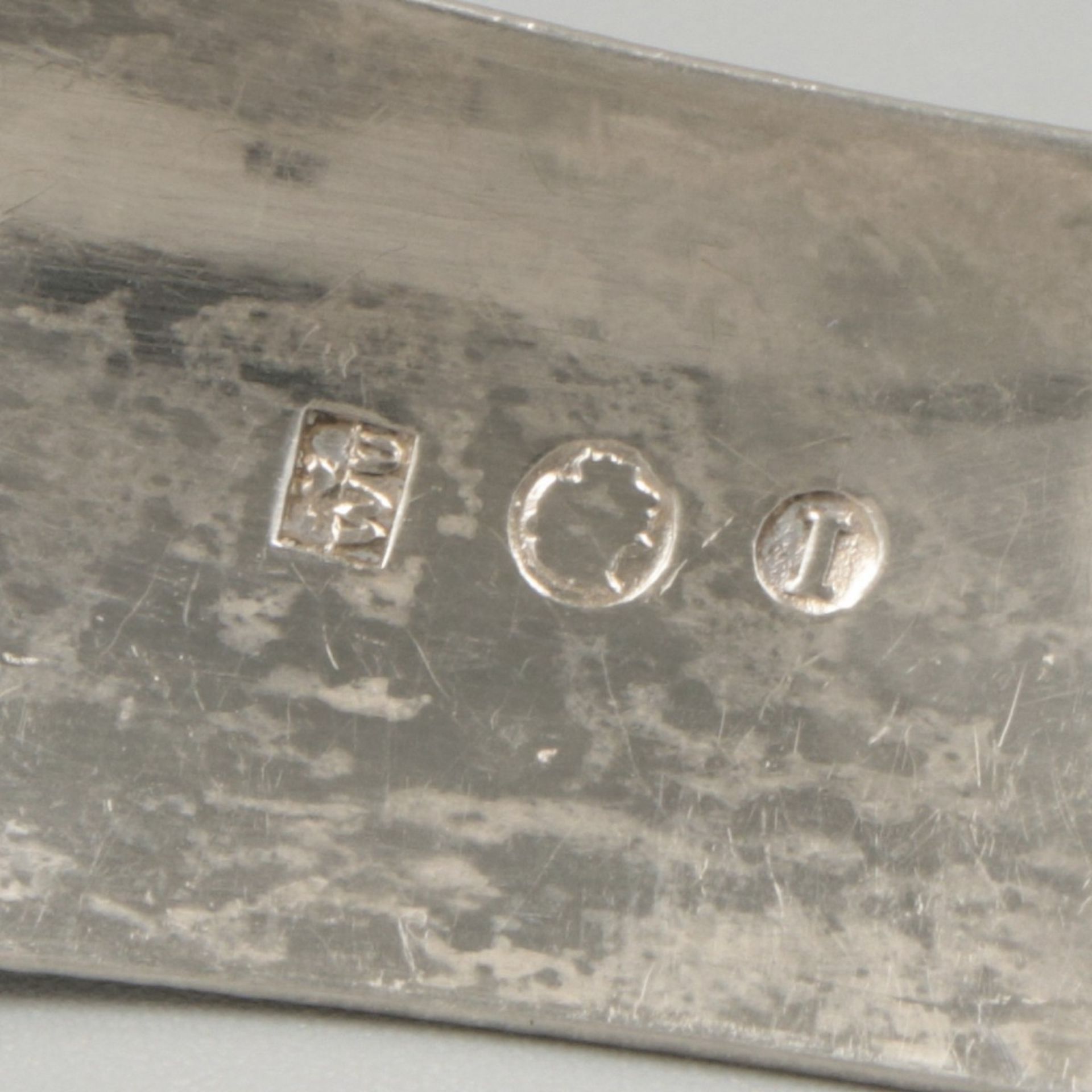 2-piece set of silver scoop-spoons. - Image 6 of 6