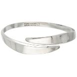 Sterling silver bangle bracelet by Norwegian designer David Andersen.