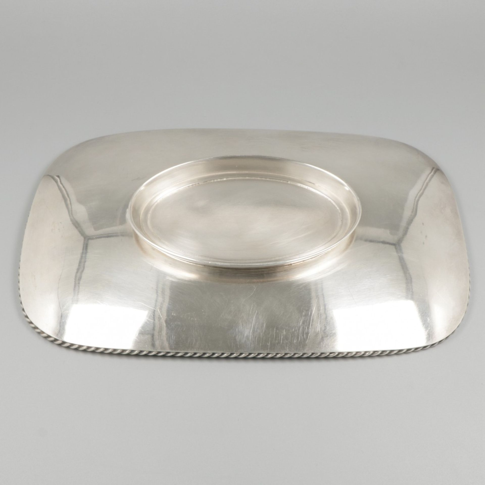 Serving / delicacy dish silver. - Image 3 of 5