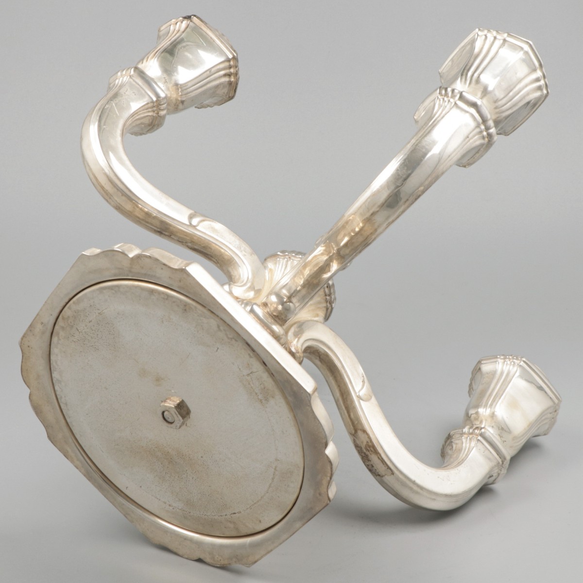 4-armed candlestick silver. - Image 4 of 6