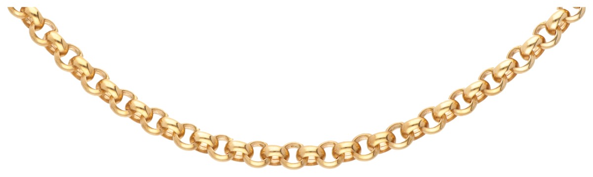 Chopard 18K. yellow gold jasseron chain necklace. - Image 3 of 5