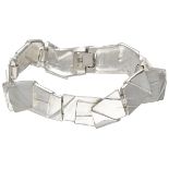 Sterling silver 'Origami' bracelet by Finnish designer Zoltan Popovits for Lapponia.