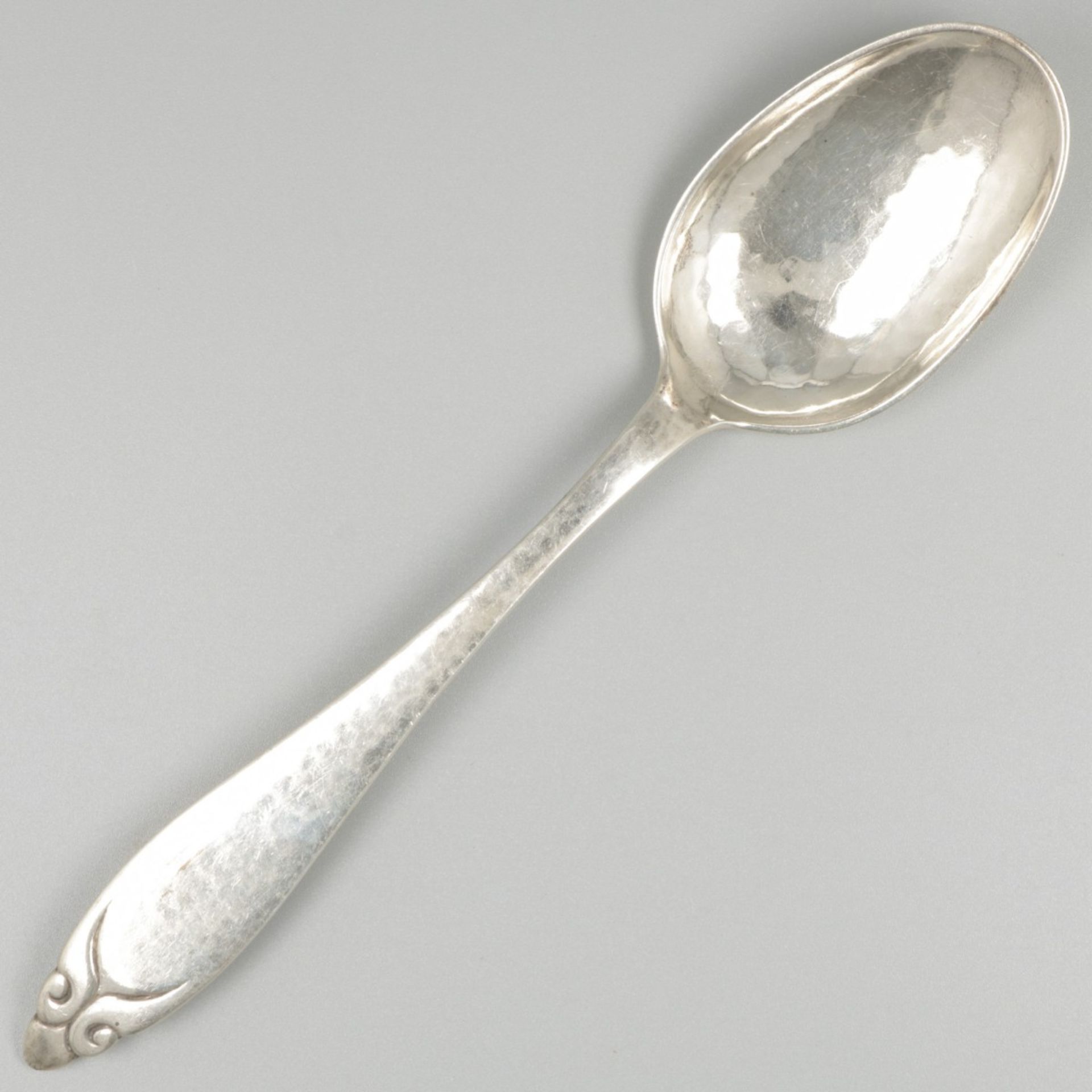 10-piece set dinner spoons (Lillehammer (Oppland), M. Østby) silver.
 - Image 9 of 9