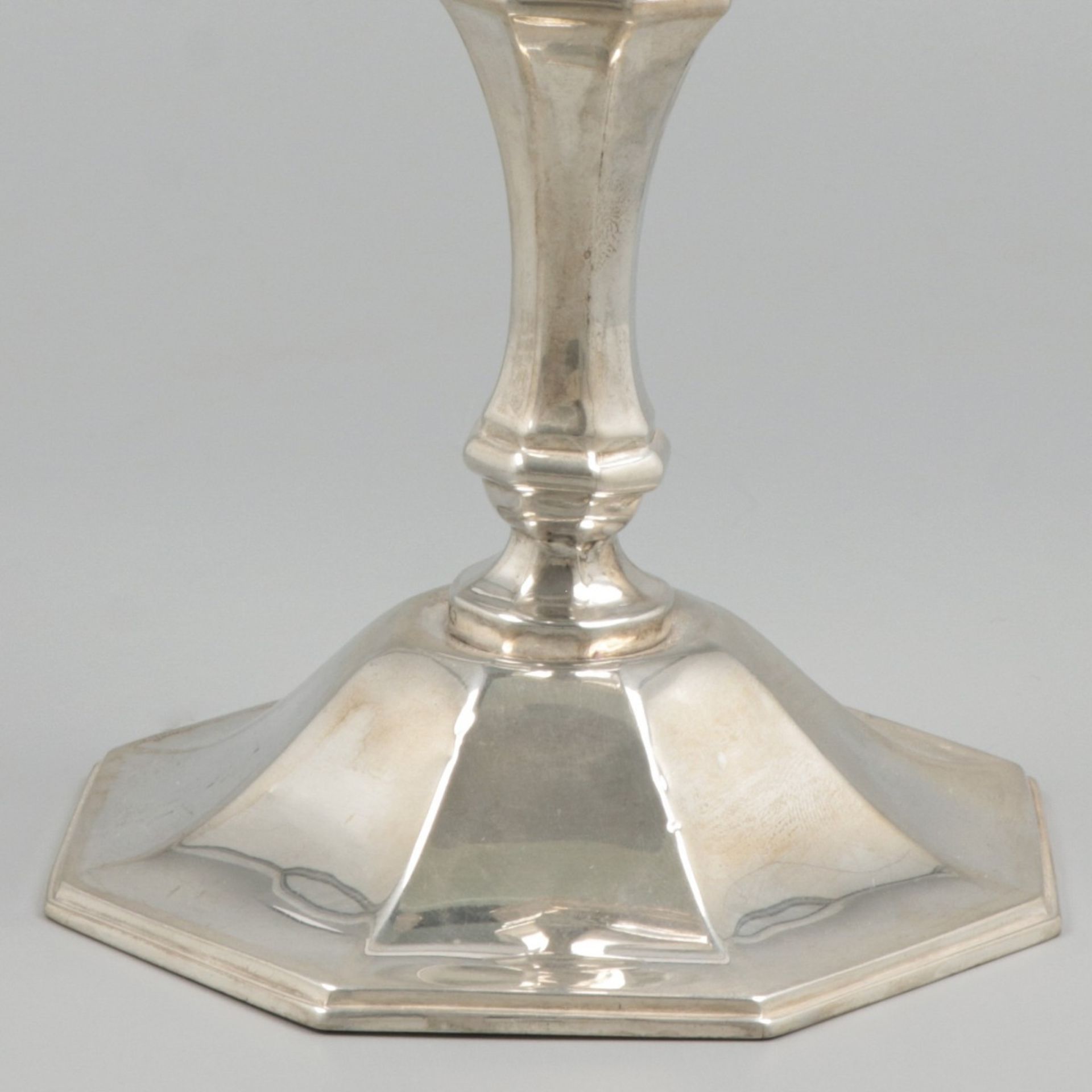 Candlestick (Lima, Peru, Carlo Mario Camusso) silver. - Image 3 of 7