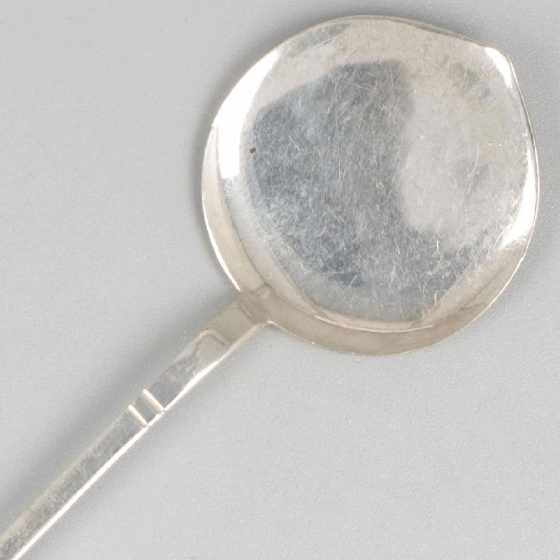 10-piece set of ice cream spoons silver. - Image 5 of 6