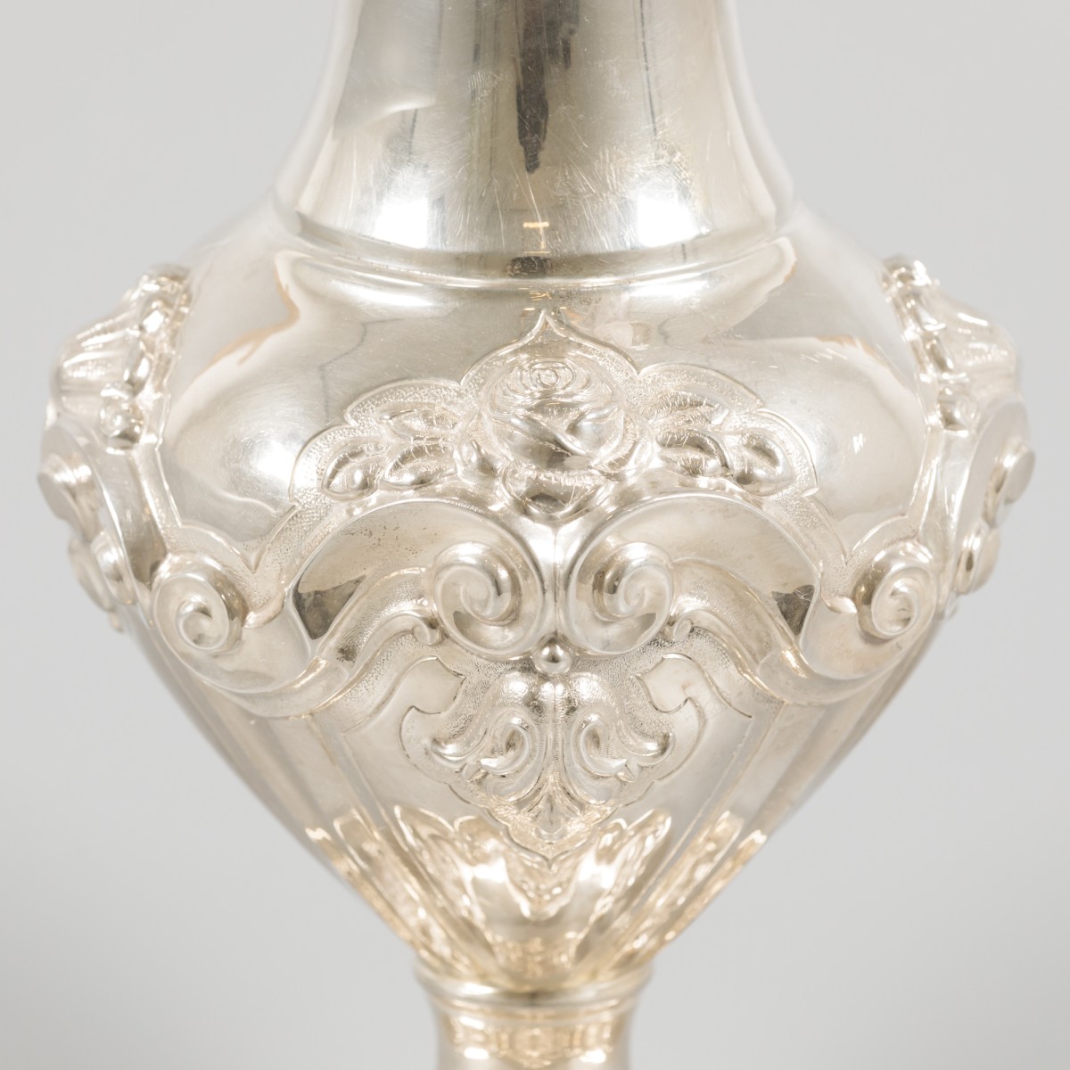 Flower vase silver. - Image 2 of 6