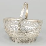 Wool basket silver.