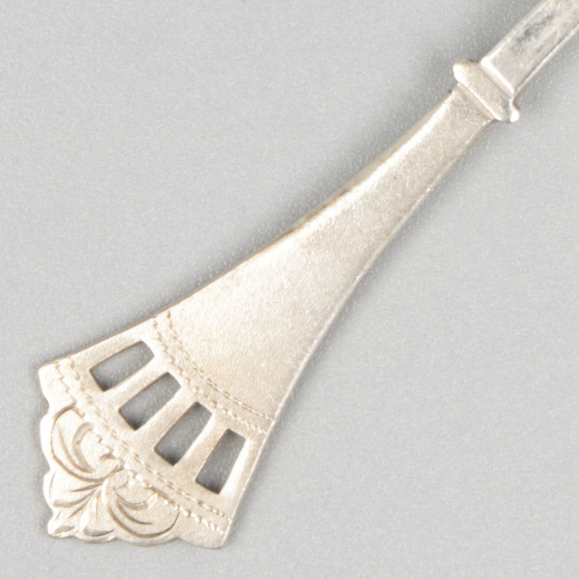 10-piece set of ice cream spoons silver. - Image 4 of 6