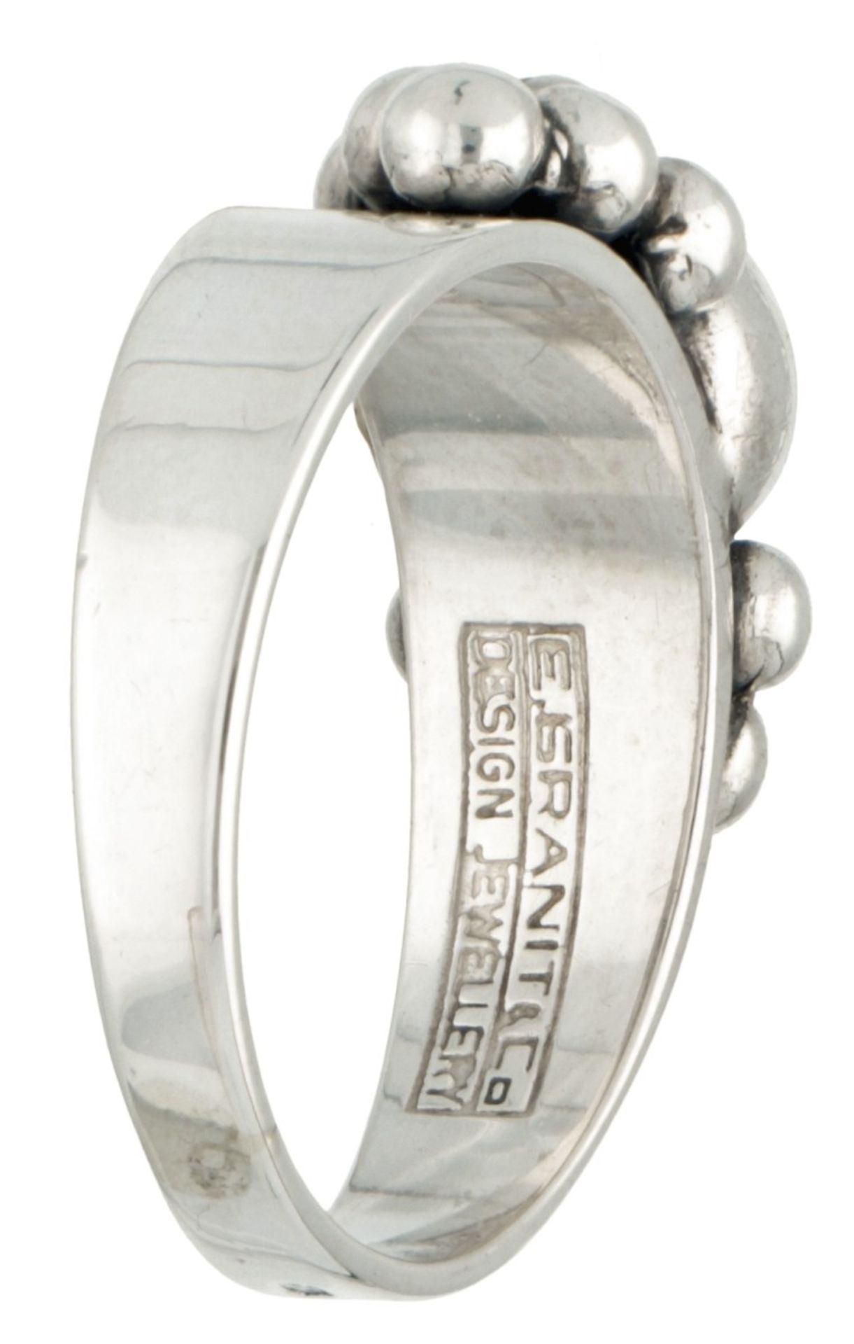 Sterling silver ring by Finnish designer Erik Granit. - Bild 2 aus 3
