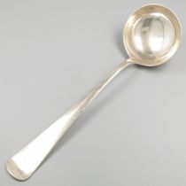 Soeplouche / Soup spoon ''Haags Lofje" silver.