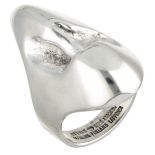 Sterling silver ring by Finnish designer Björn Weckström for Lapponia.