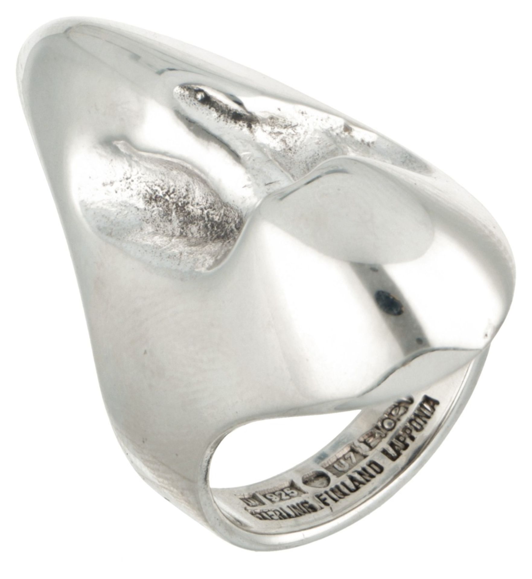 Sterling silver ring by Finnish designer Björn Weckström for Lapponia.