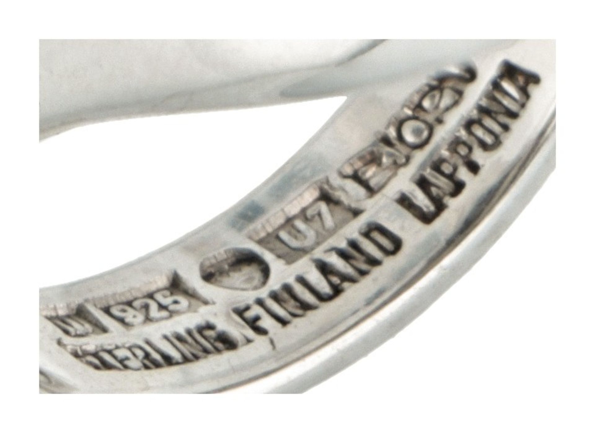 Sterling silver ring by Finnish designer Björn Weckström for Lapponia. - Bild 3 aus 4
