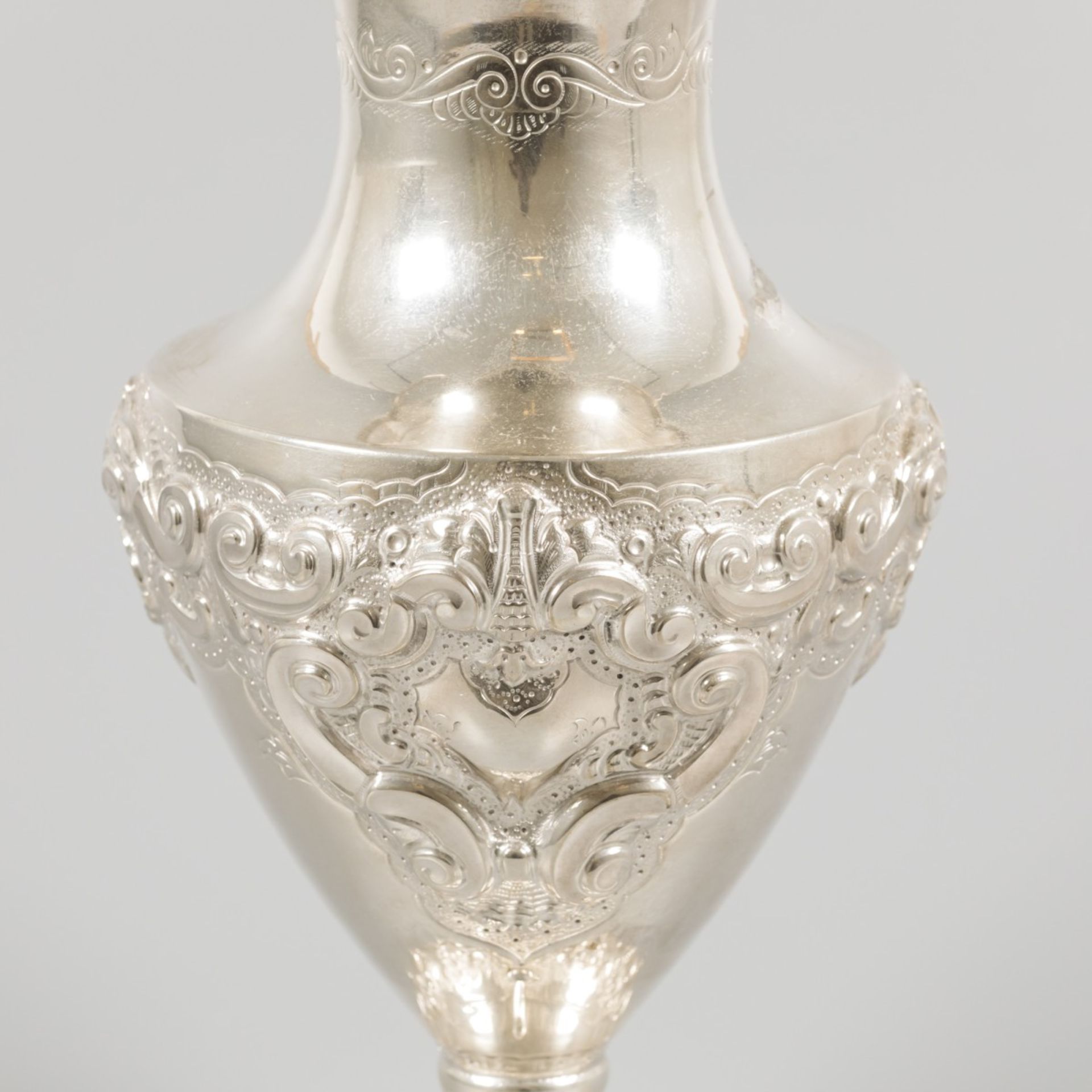 Flower vase silver. - Image 4 of 6