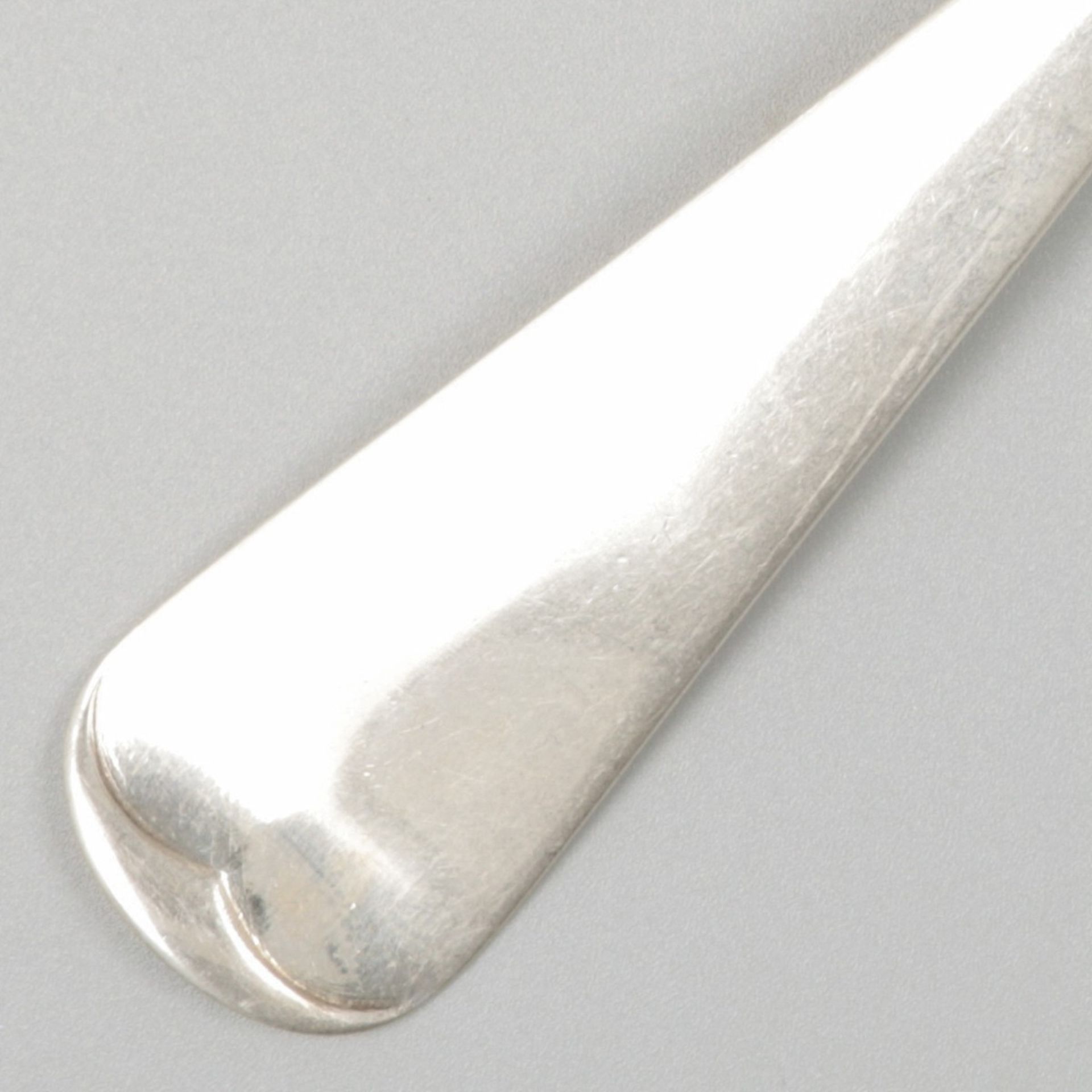 Salad servers ''Haags Lofje'' silver. - Image 3 of 9