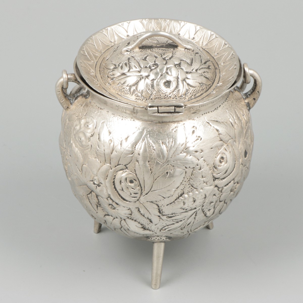 Miniature cooking pot silver. - Image 3 of 5