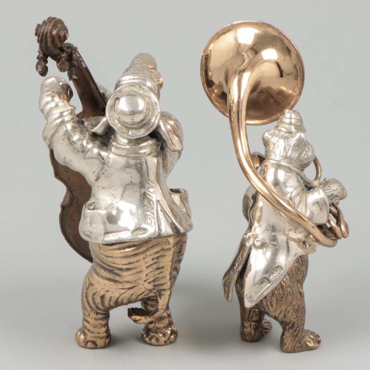 2-piece lot miniatures silver. - Image 2 of 6
