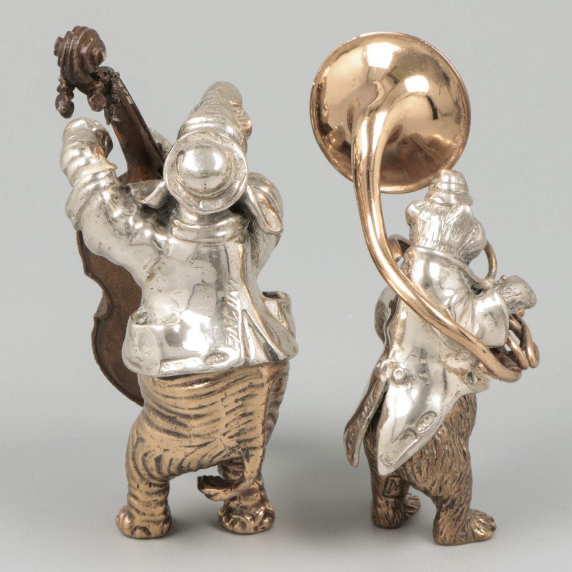 2-piece lot miniatures silver. - Image 2 of 6