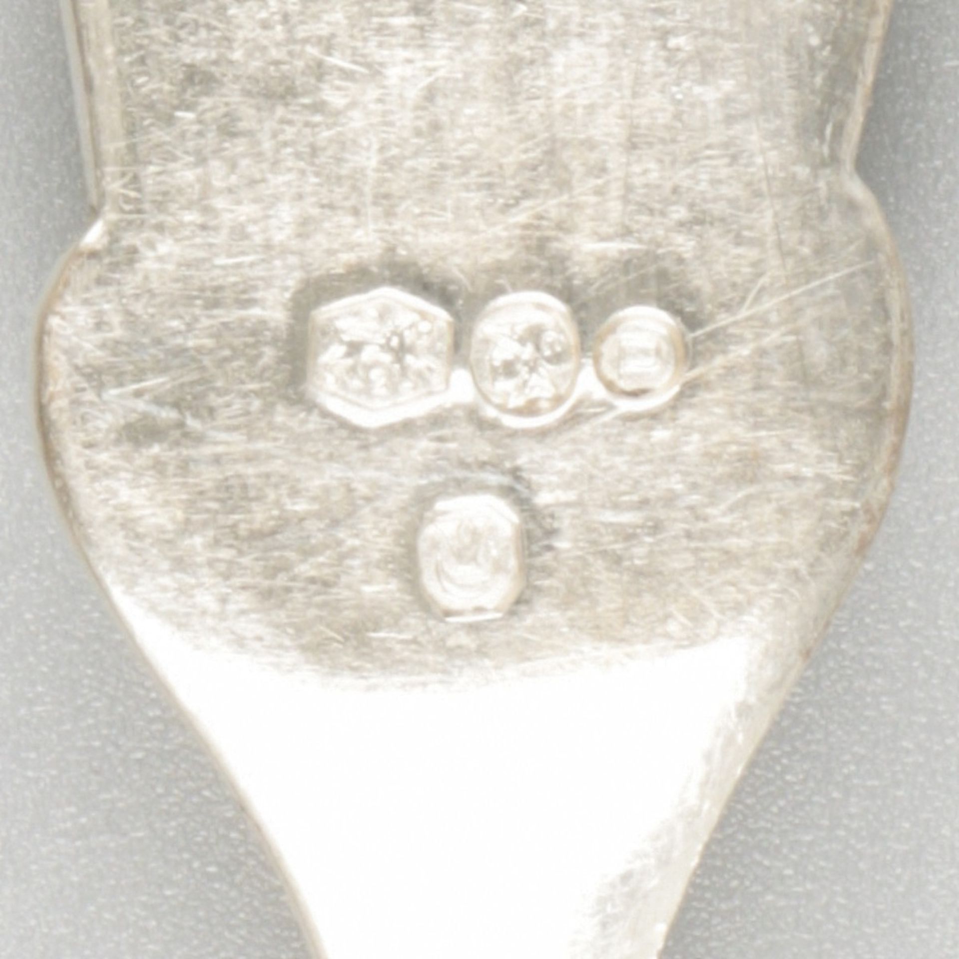 12-piece fish cutlery silver. - Image 9 of 9