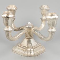 4-armed candlestick silver.