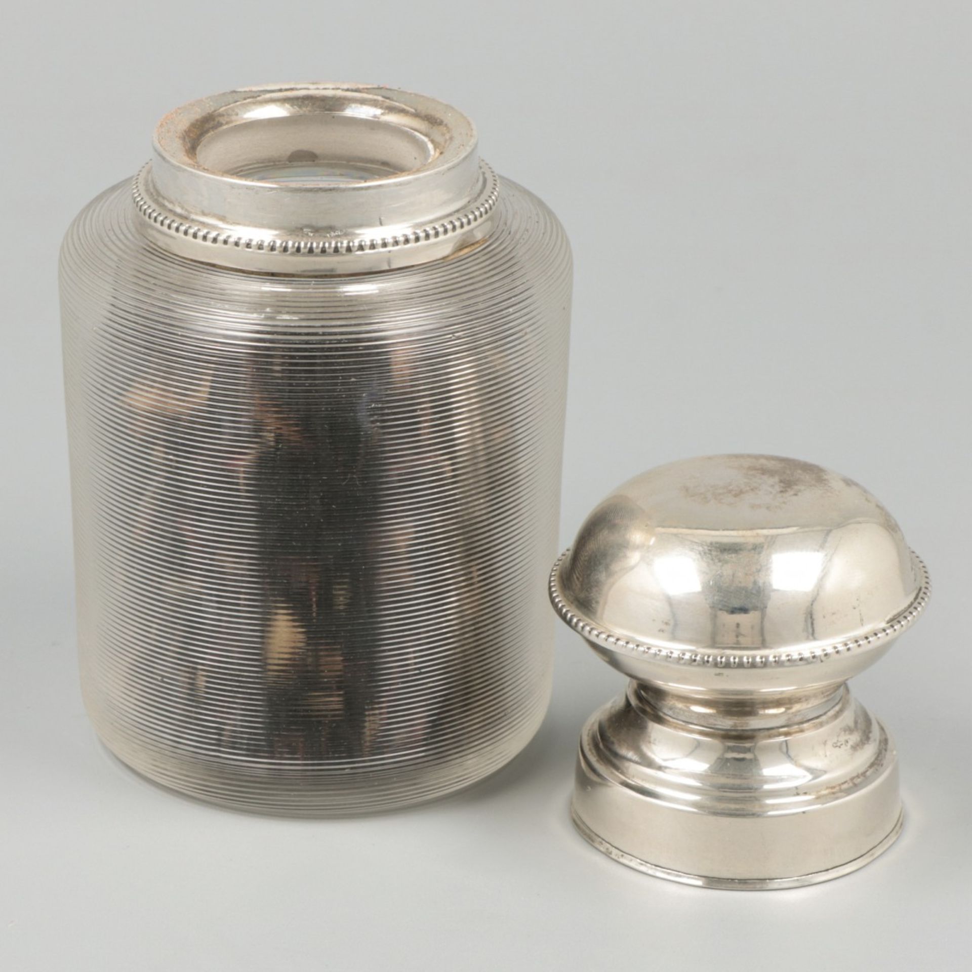 Tea caddy silver. - Image 2 of 5