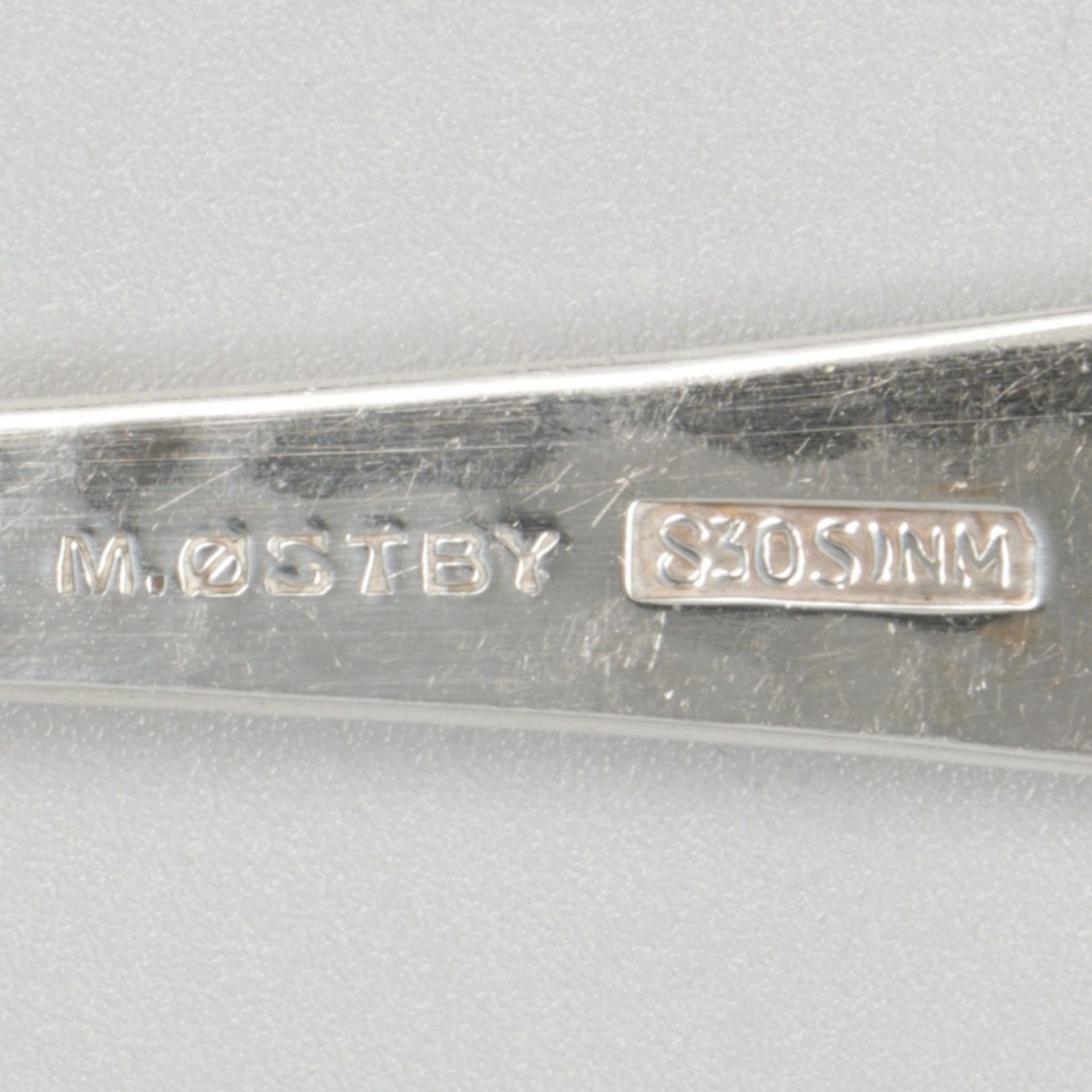 6-piece set dinner forks (Lillehammer (Oppland), M. Østby) silver. - Image 4 of 5