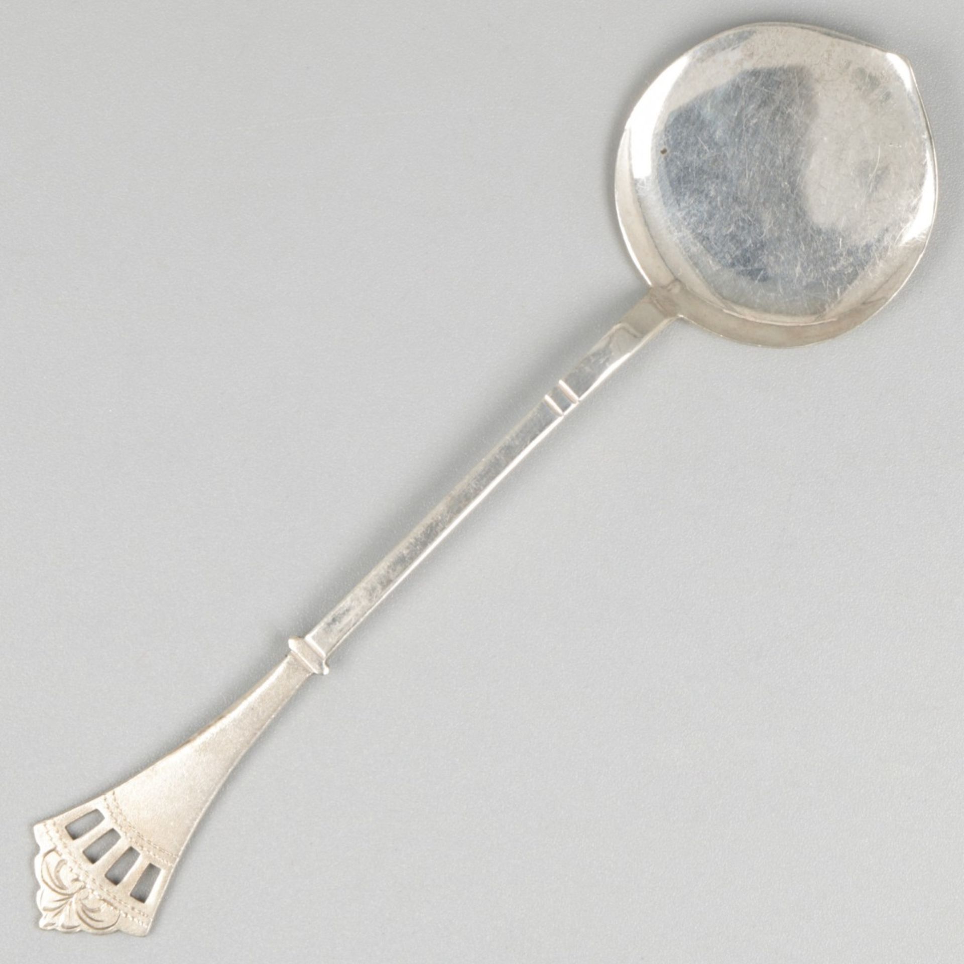 10-piece set of ice cream spoons silver. - Image 3 of 6