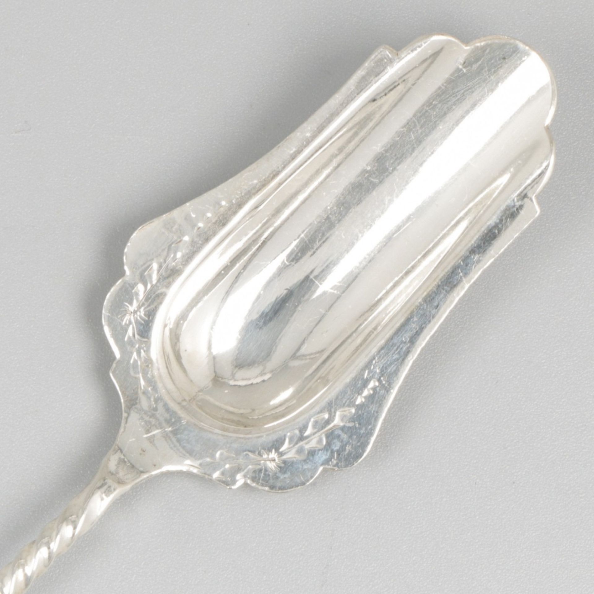 7-piece lot sugar scoops silver. - Image 4 of 9