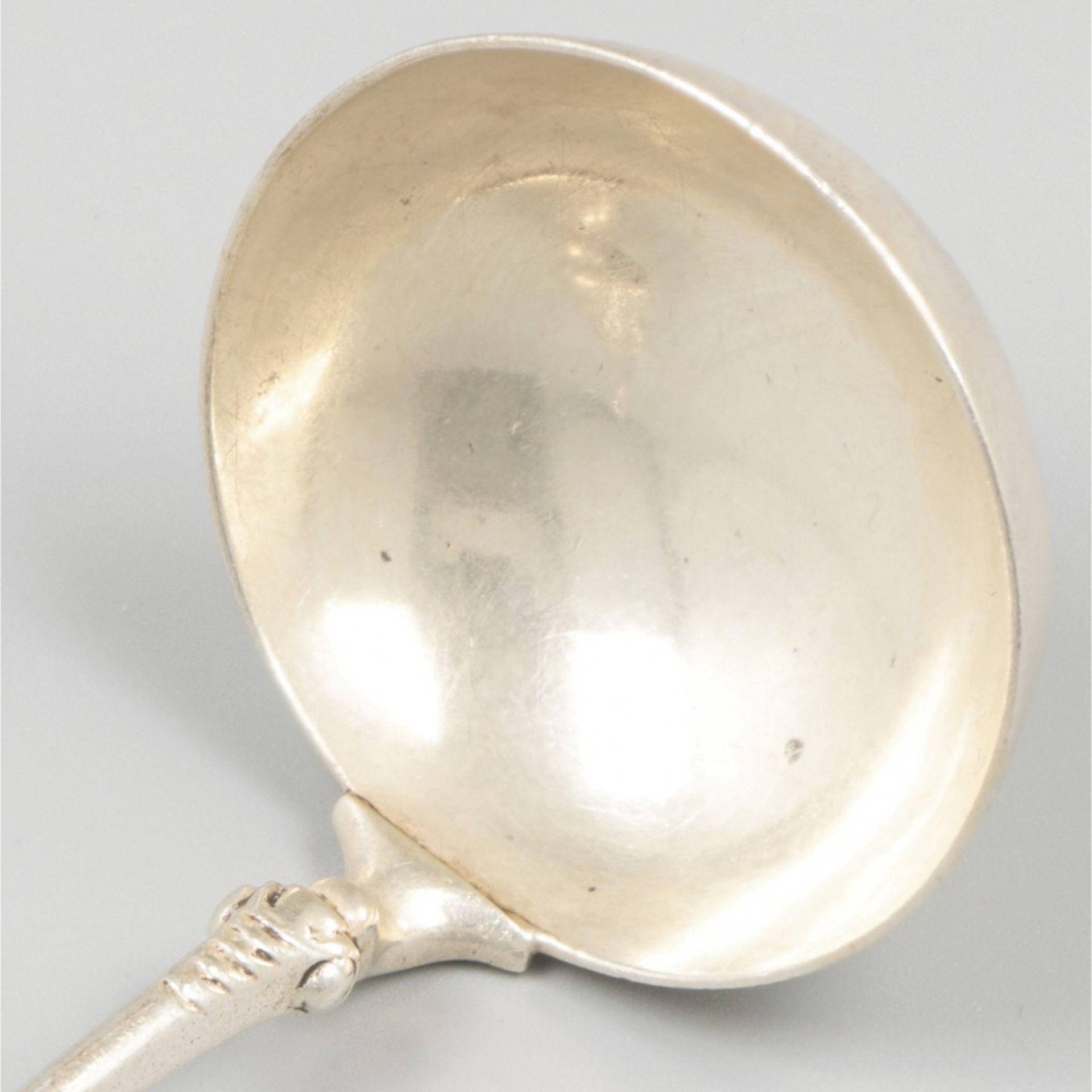 2-piece lot cream spoons silver. - Image 6 of 9