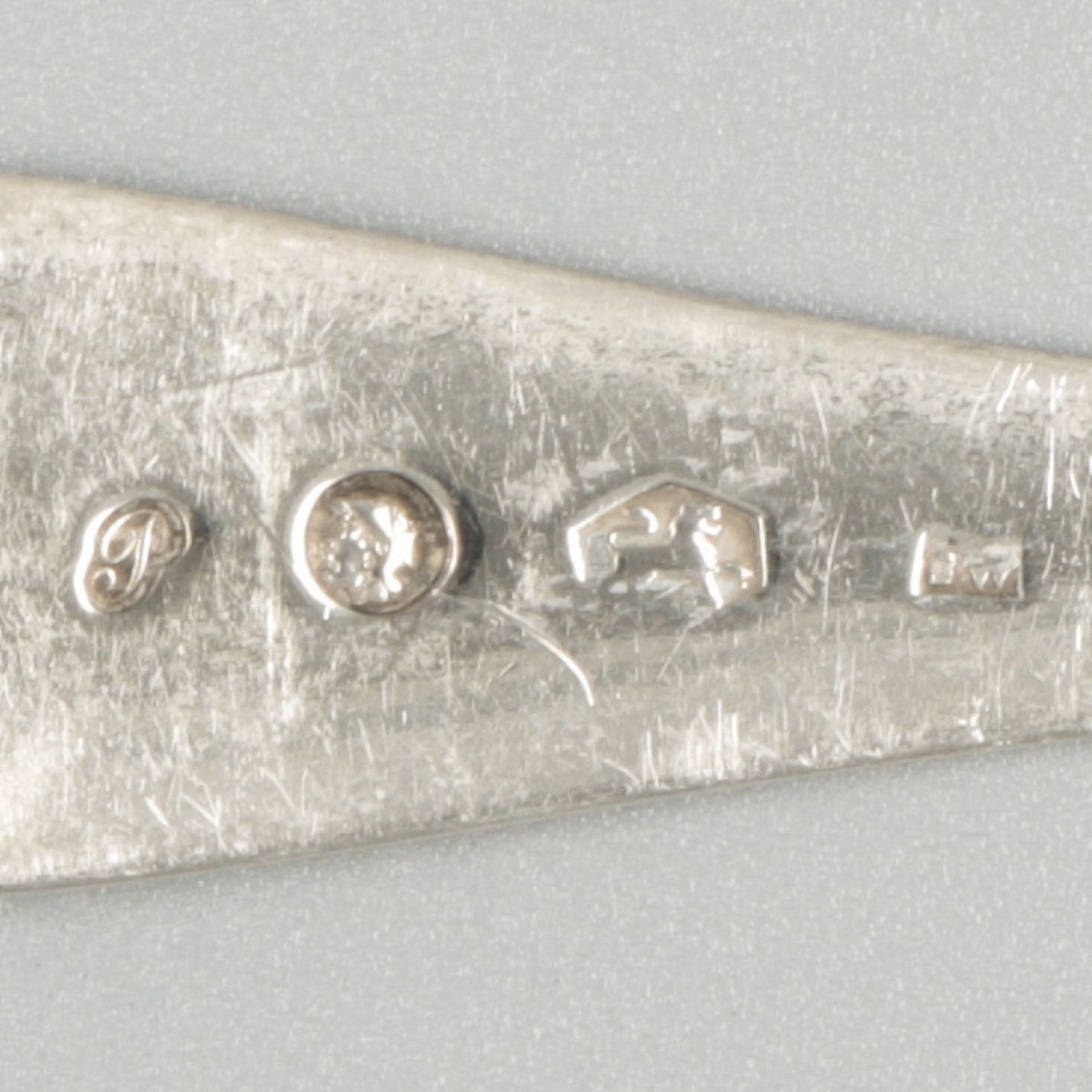 Set of 8 teaspoons (Amsterdam, Jan Woortman 1787-1802 and Simon Woortman 1816-1824), silver. - Image 6 of 6