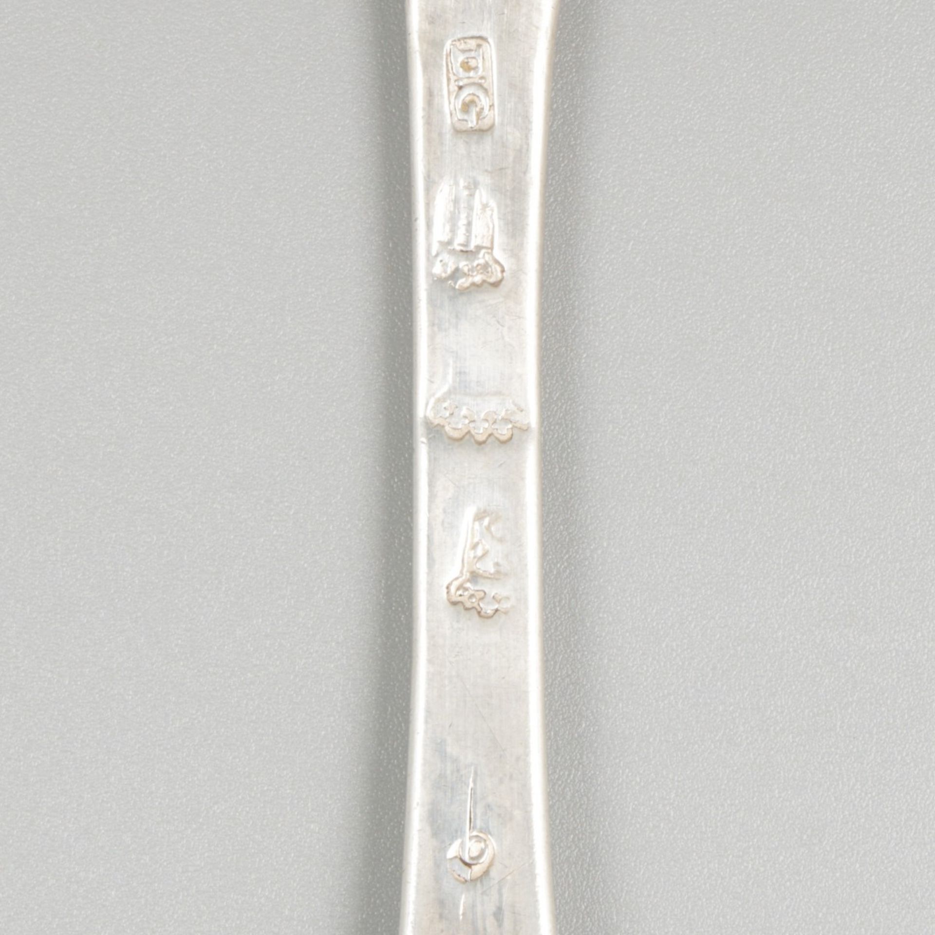 Dinner spoon (Delft, Dirk van de Goorberg 1747-1811) silver. - Image 4 of 5