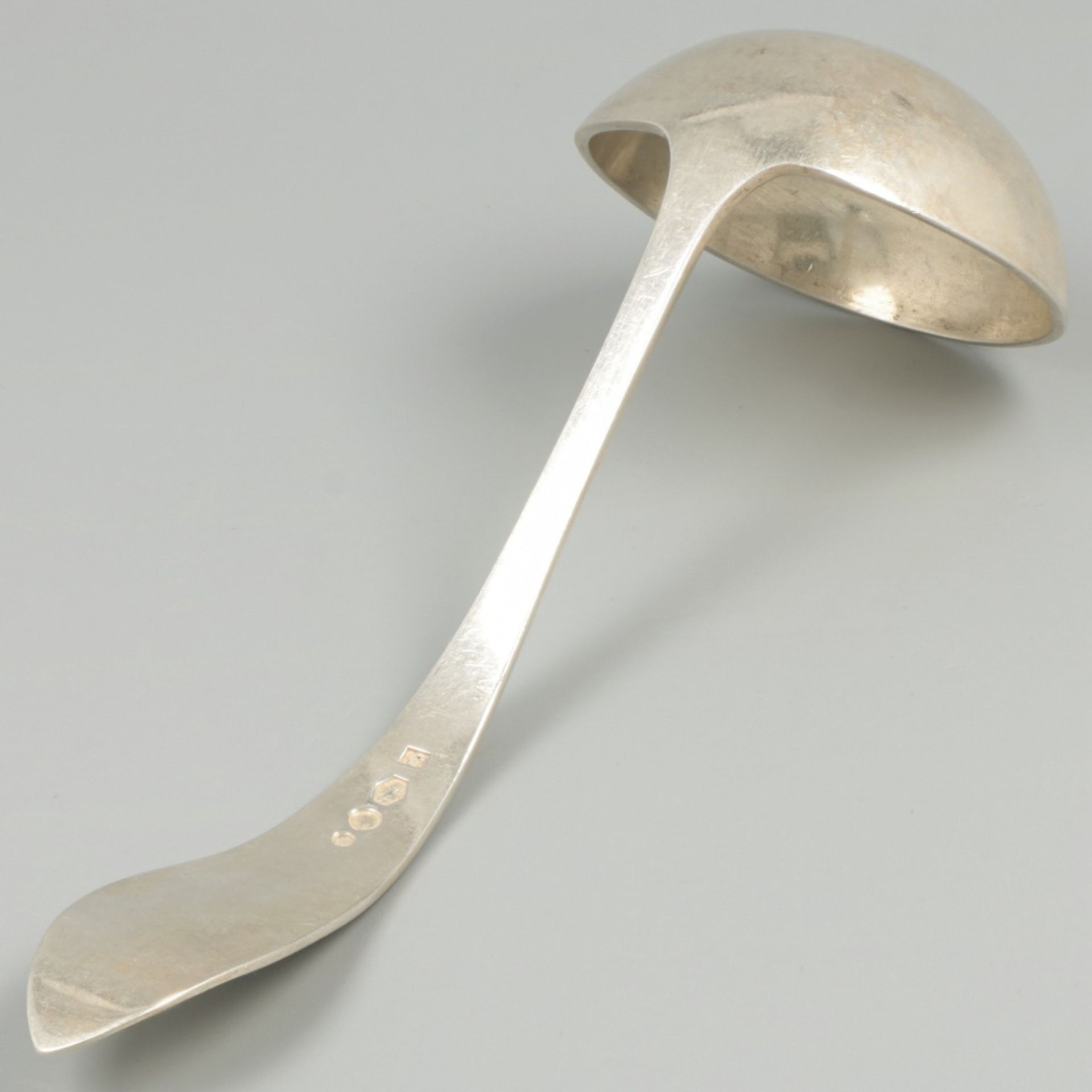 Sauce spoon ''Hollands Puntfilet'' silver. - Image 2 of 6