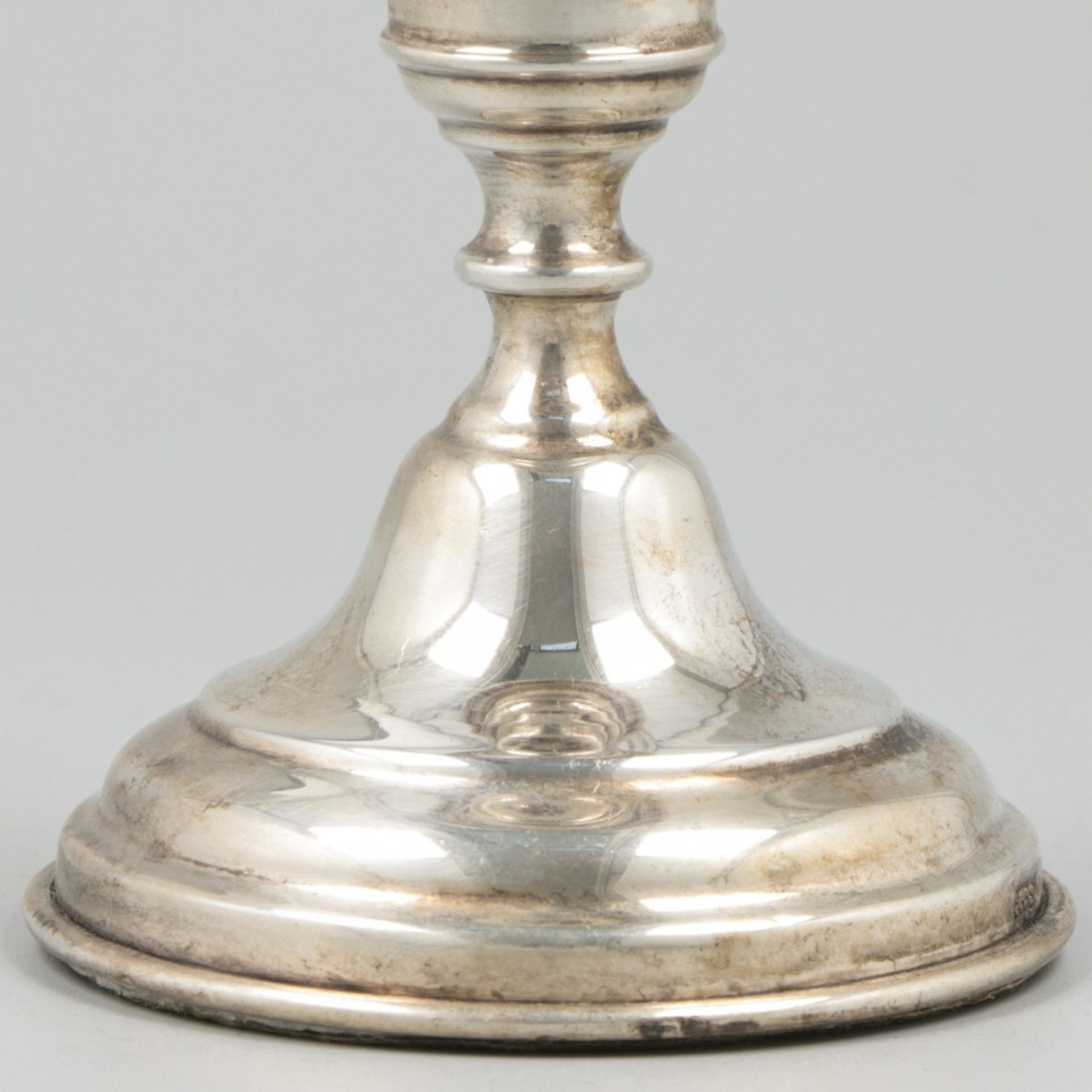 2-piece set of candlesticks silver. - Image 3 of 6