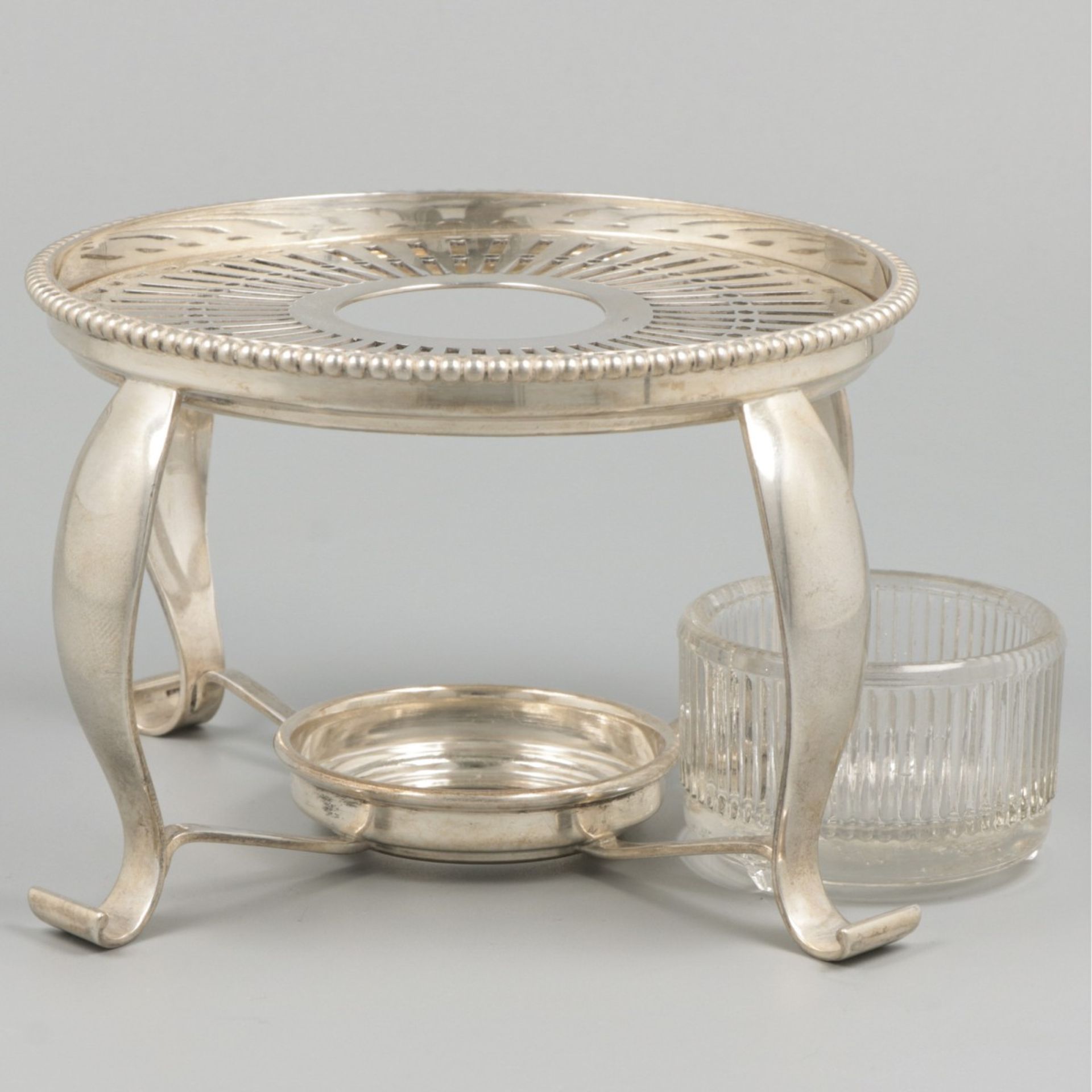 Brazier / rechaud silver. - Image 3 of 6