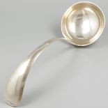 Soeplouche / Soup spoon ''Haags Lofje" silver.