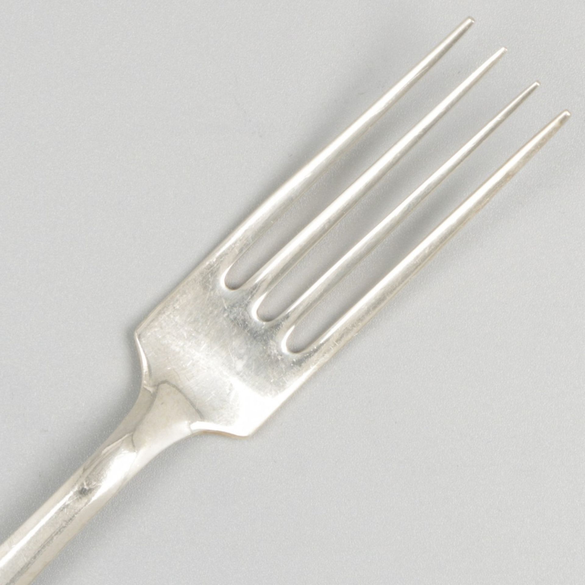 6-piece set of forks ''Haags Lofje'' silver. - Image 5 of 6