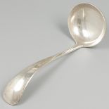 Sauce spoon ''Haags Lofje'' silver.