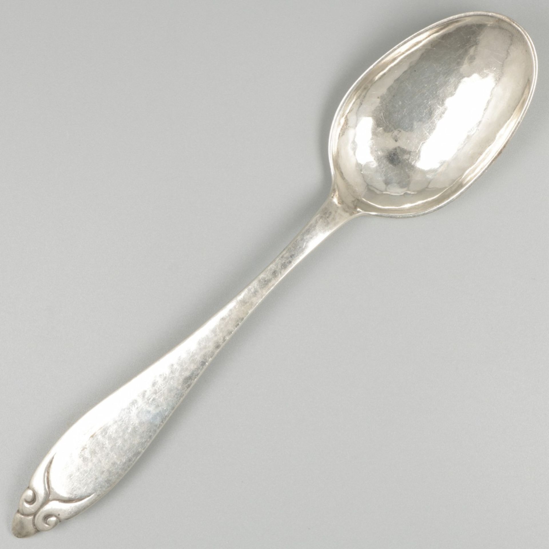 10-piece set dinner spoons (Lillehammer (Oppland), M. Østby) silver.
 - Image 4 of 9