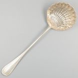 Silver sprinkler spoon.