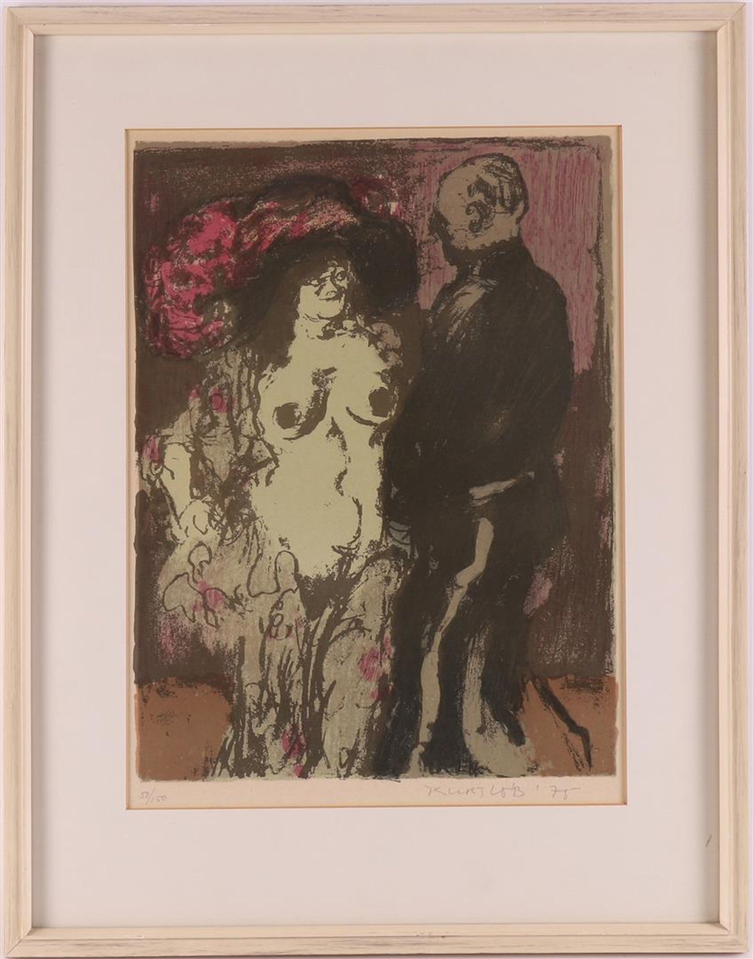 Loeb. Kurt (1926-2015) 'Prostitute with client',