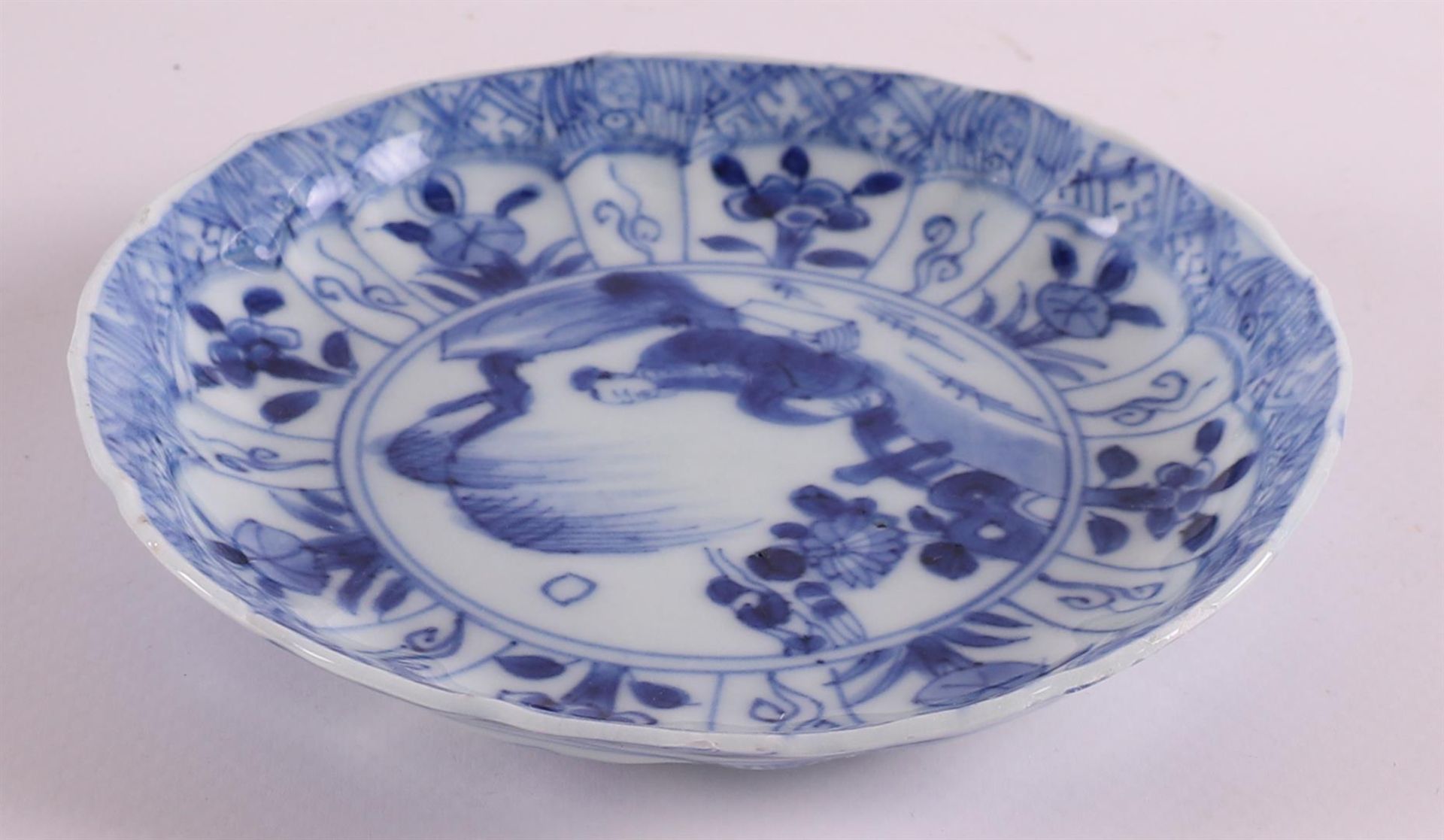 A set of six blue/white porcelain cups and saucers, China, Kangxi. - Image 4 of 13