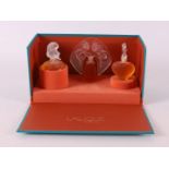 A perfume set 'Les Introuvables' in original box, France, Lalique