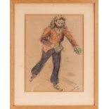 Dulmen Krumpelman van, Erasmus Bernardus sr (1897-1987) 'Ice skater',