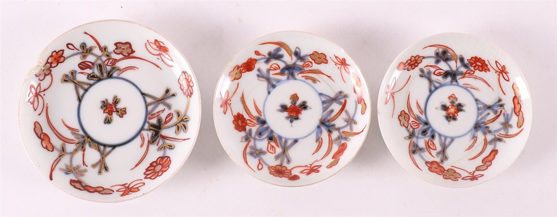Three various porcelain Imari miniature bowls and saucers, Japan, Edo - Image 2 of 14